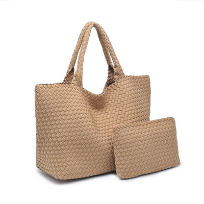 Sol & Selene Sky’s The Limit Large Tote Nude