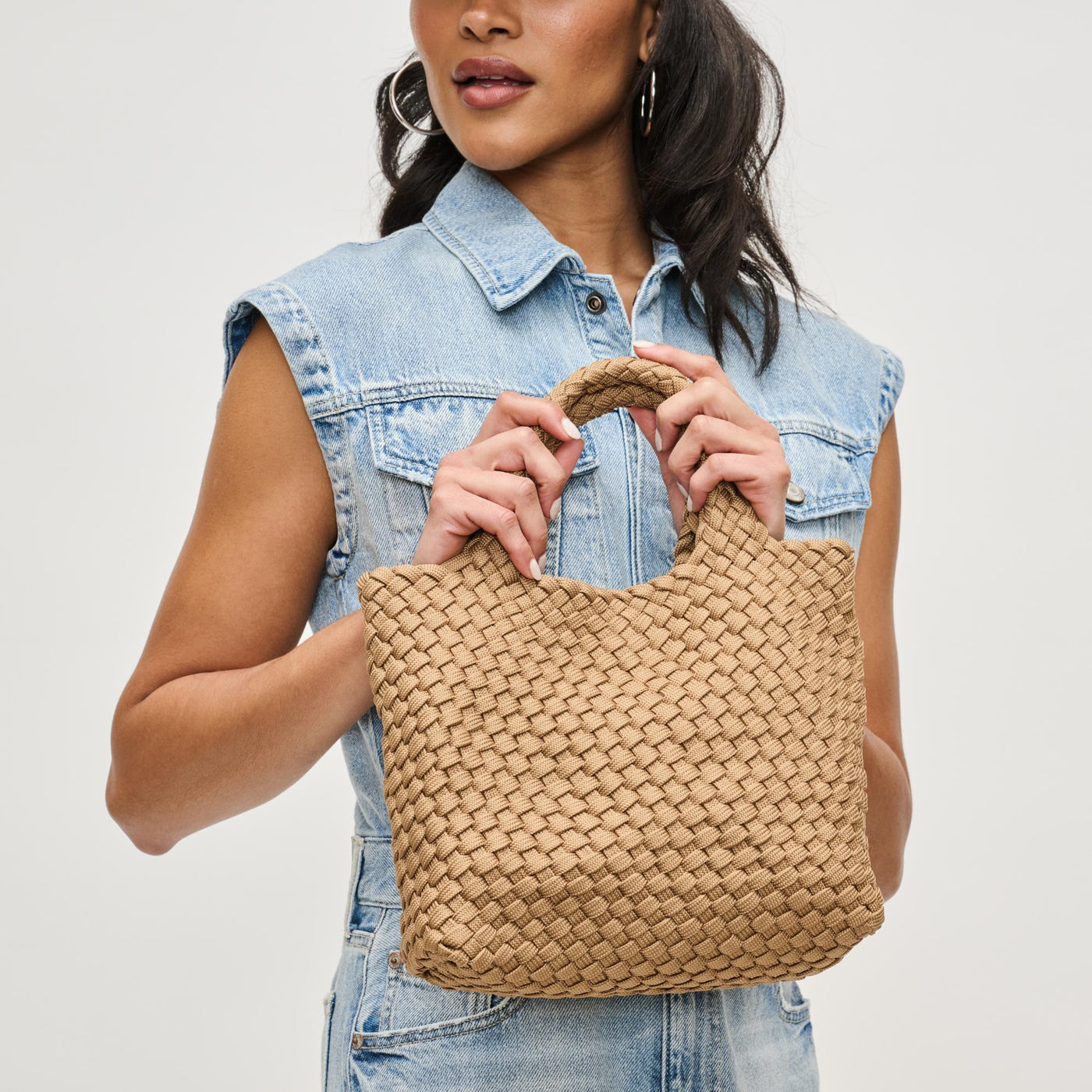 Sol & Selene Sky’s The Limit Small Sustainable Crossbody Nude
