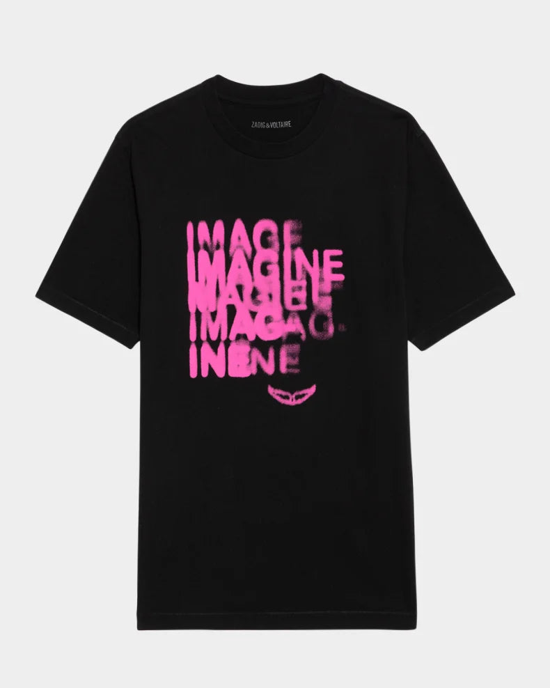 Zadig & Voltaire Imagine Blurry Tee Black