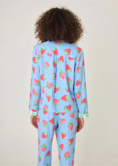 Pj Salvage Farmers Market Strawberry Set Bright Blue