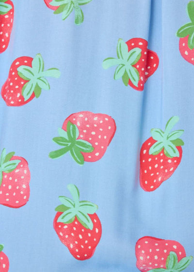 Pj Salvage Farmers Market Strawberry Set Bright Blue
