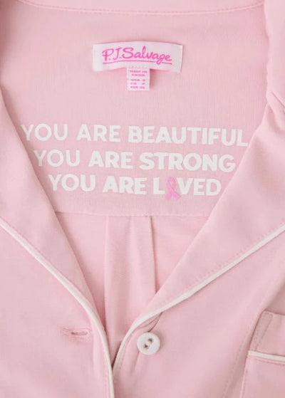 Pj Salvage support Breast Cancer Pj Set