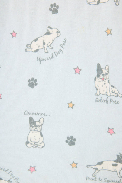 PJ Salvage Paws and Breathe PJ Set Blue Mist