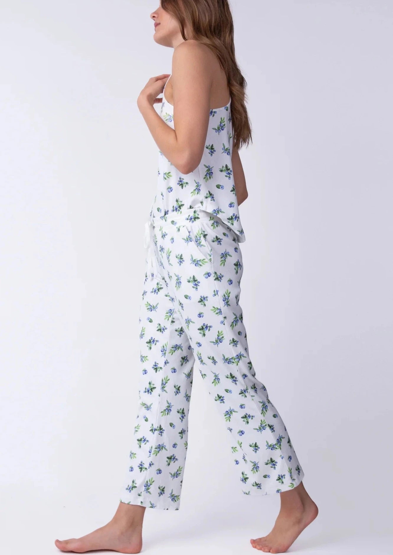 Pj Salvage Blueberry Fields Crop Pants