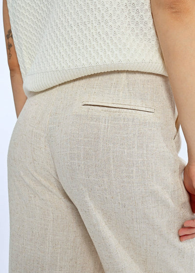 Molly Bracken Essential Linen Trousers Beige