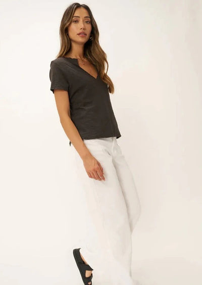 Project Social Plata Notched Tee - Vintage Black