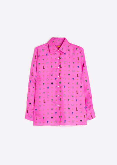 Vilagallo Mariela Equestrian Shirt Fuchsia