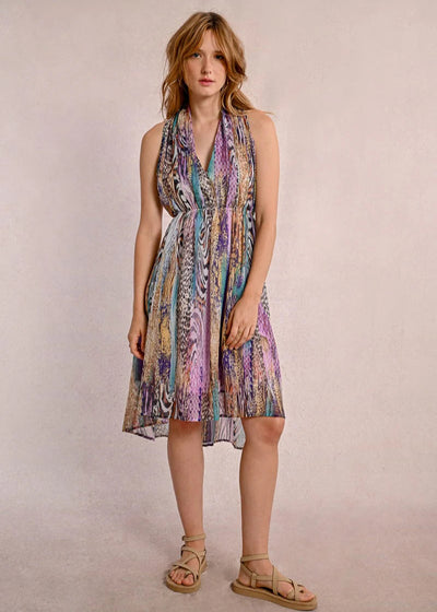 Molly Bracken Multicolour Animal Print Dress