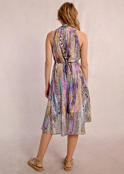 Molly Bracken Multicolour Animal Print Dress
