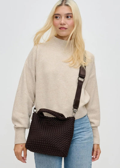 Sol & Selene Sky’s The Limit Small Crossbody Chocolate