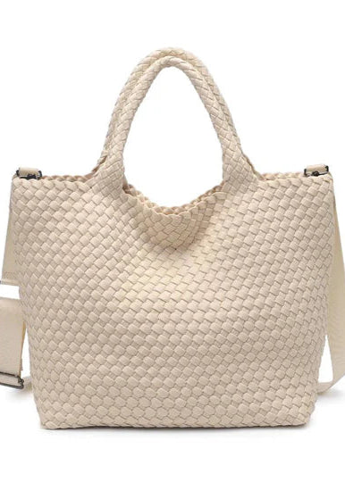 Sol and Selene Sky’s The Limit Medium Tote Cream