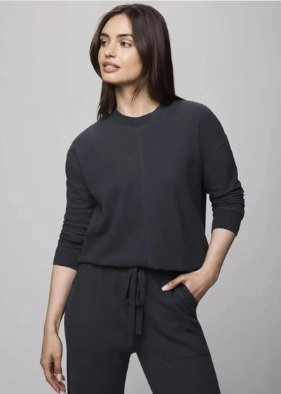 Splendid Winslow Crewneck Pullover Black
