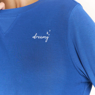 Honeydew Sugar Sweetheart L/S Shortie Set Sapphire Plaid