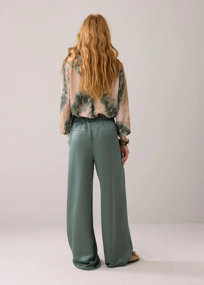 Summum Heavy Silky Touch Trousers Sea Glass