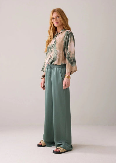 Summum Heavy Silky Touch Trousers Sea Glass