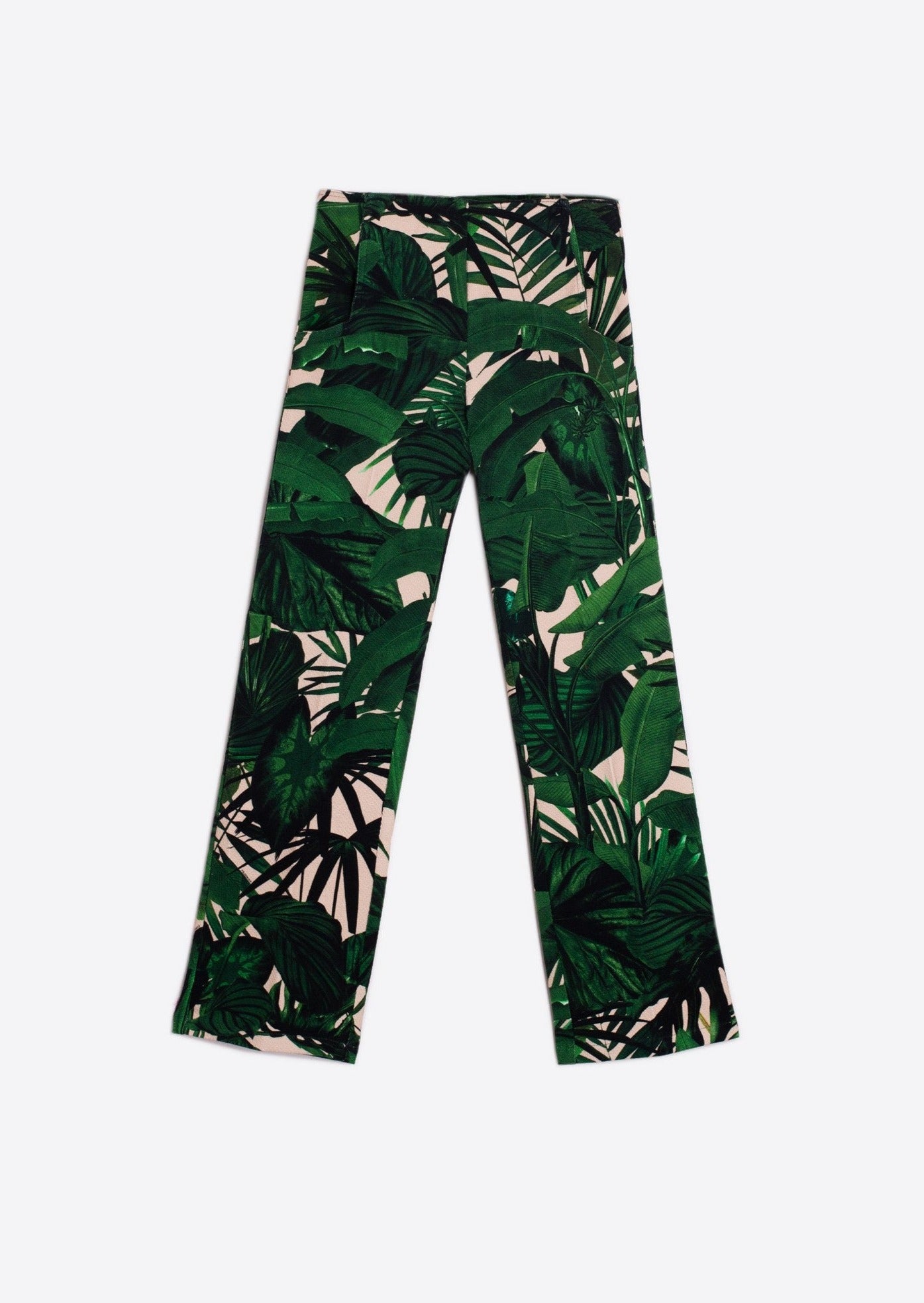 Vilagallo Lidia Palm Print Pant