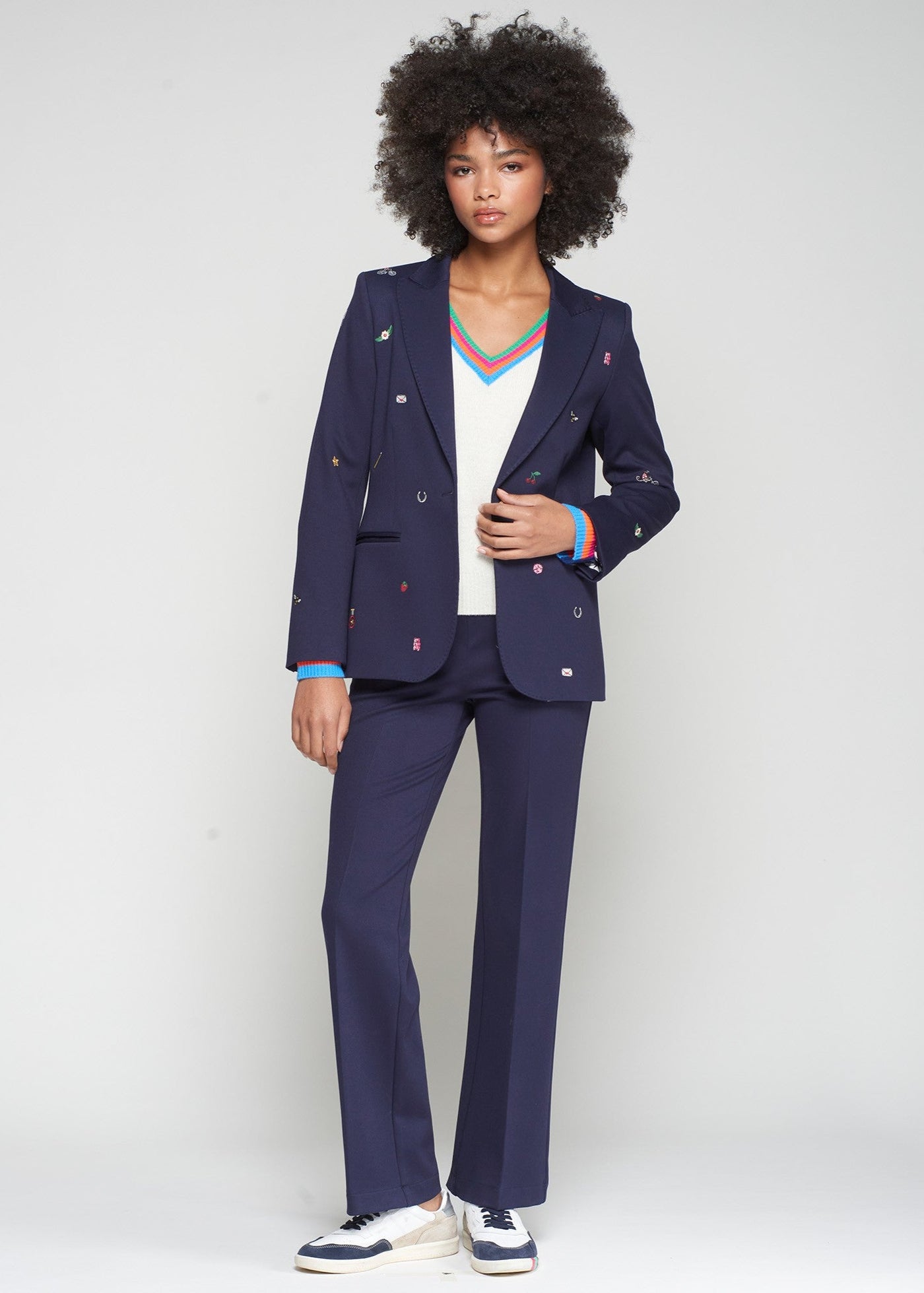 Vilagallo Martina Ponte Pant Navy
