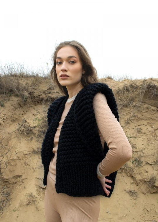 Maridruna Layla Vest Black