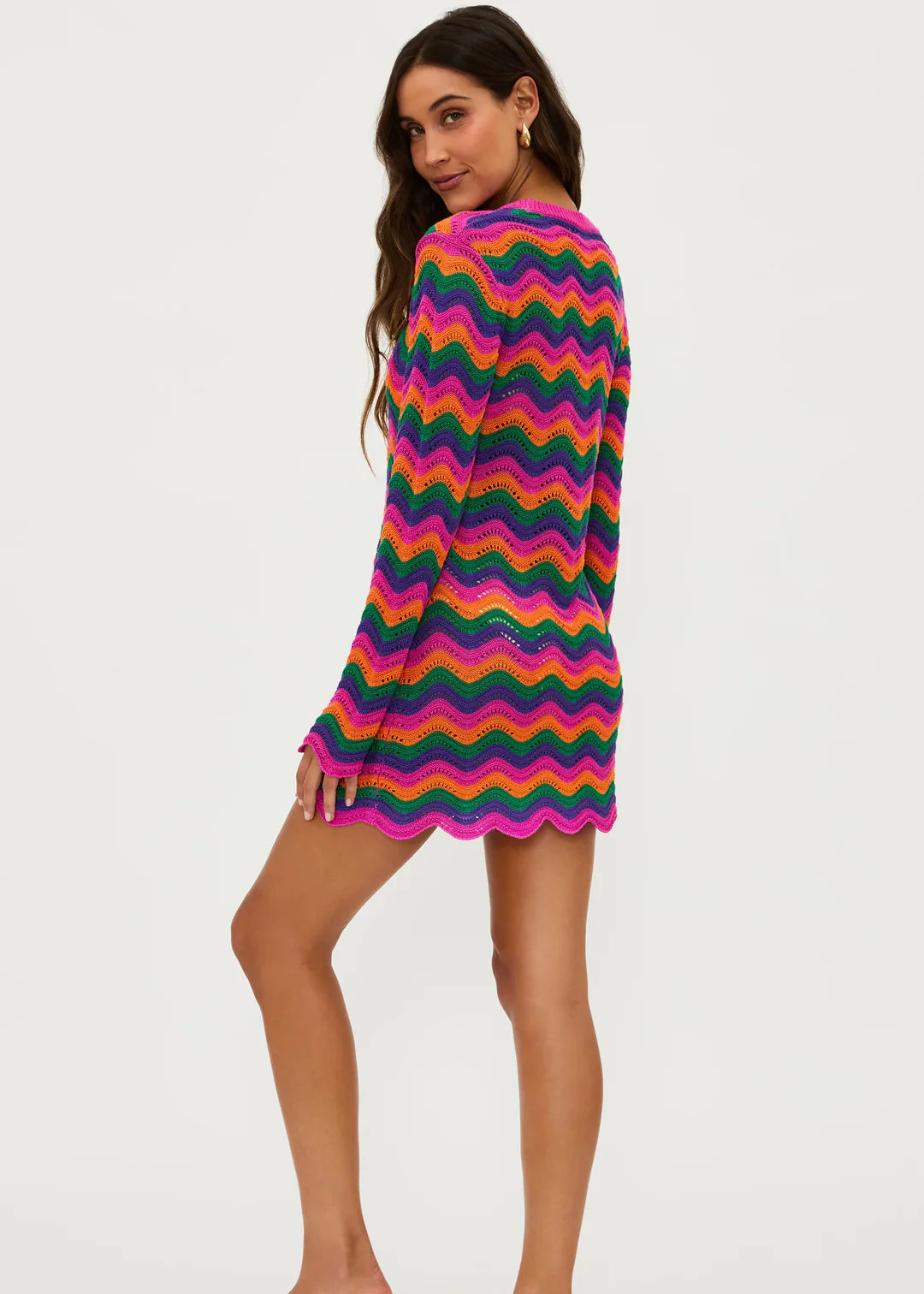 Beach Riot Libbi Dress Sunset Waves