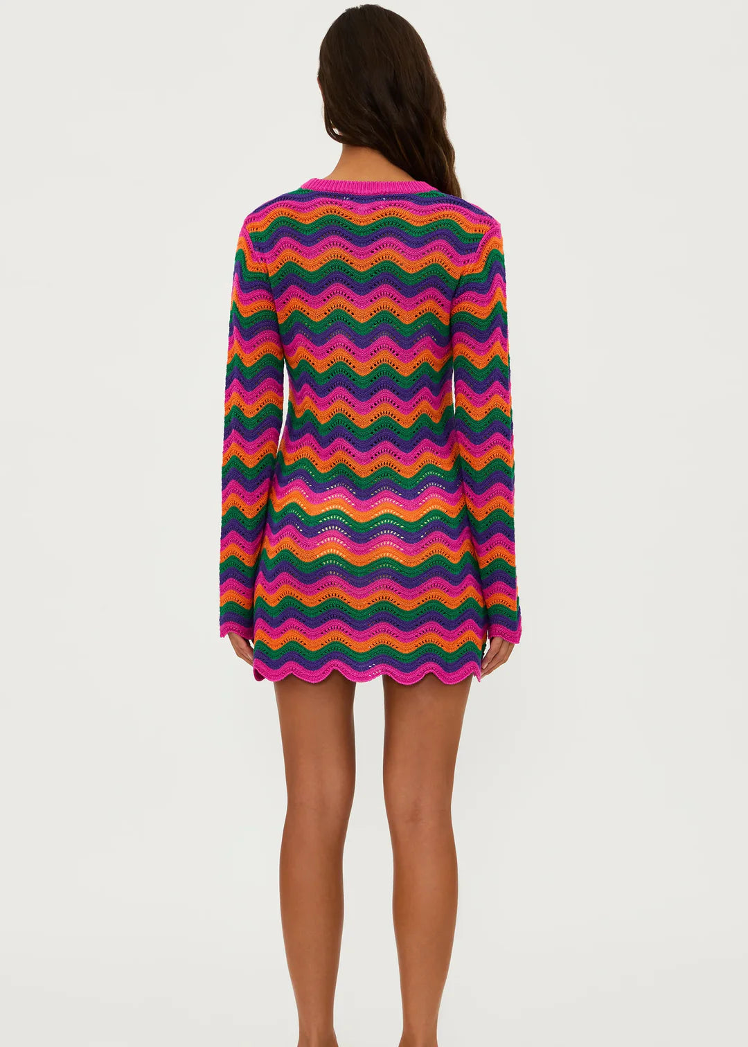 Beach Riot Libbi Dress Sunset Waves