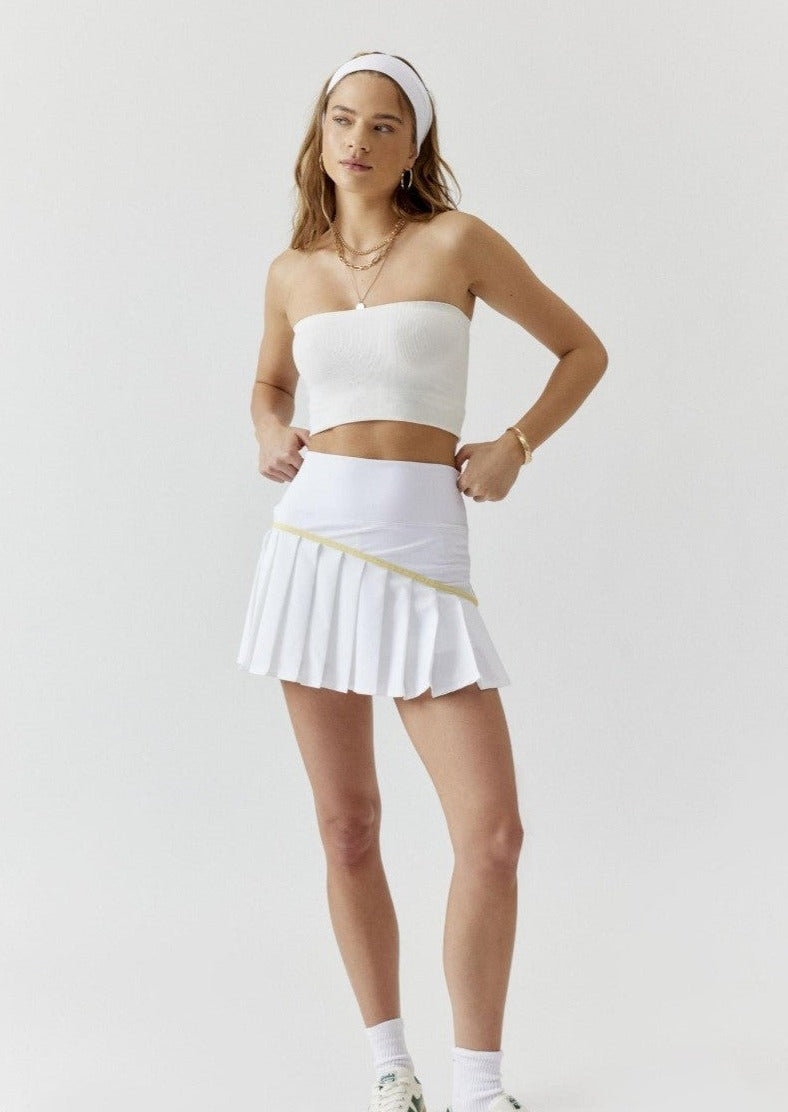 Beach Riot Venus Tennis Skirt - White