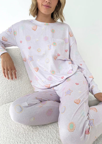 Splendid Marina Jersey Set Sugar Cookie