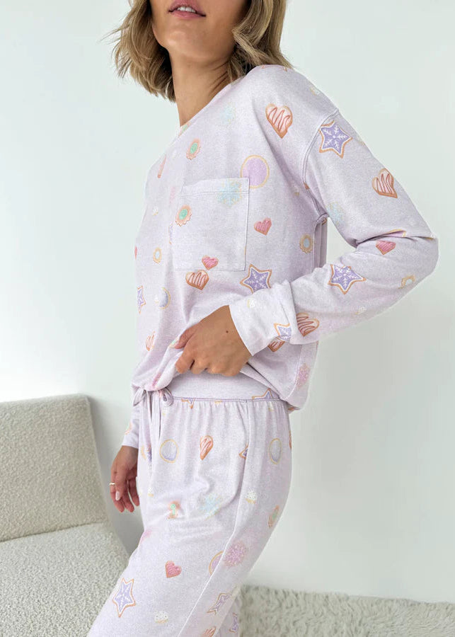 Splendid Marina Jersey Set Sugar Cookie