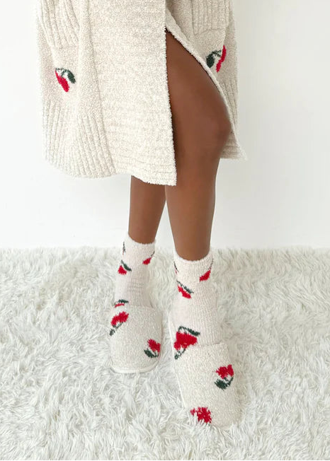 Splendid Cozy Slipper Slide Cherry