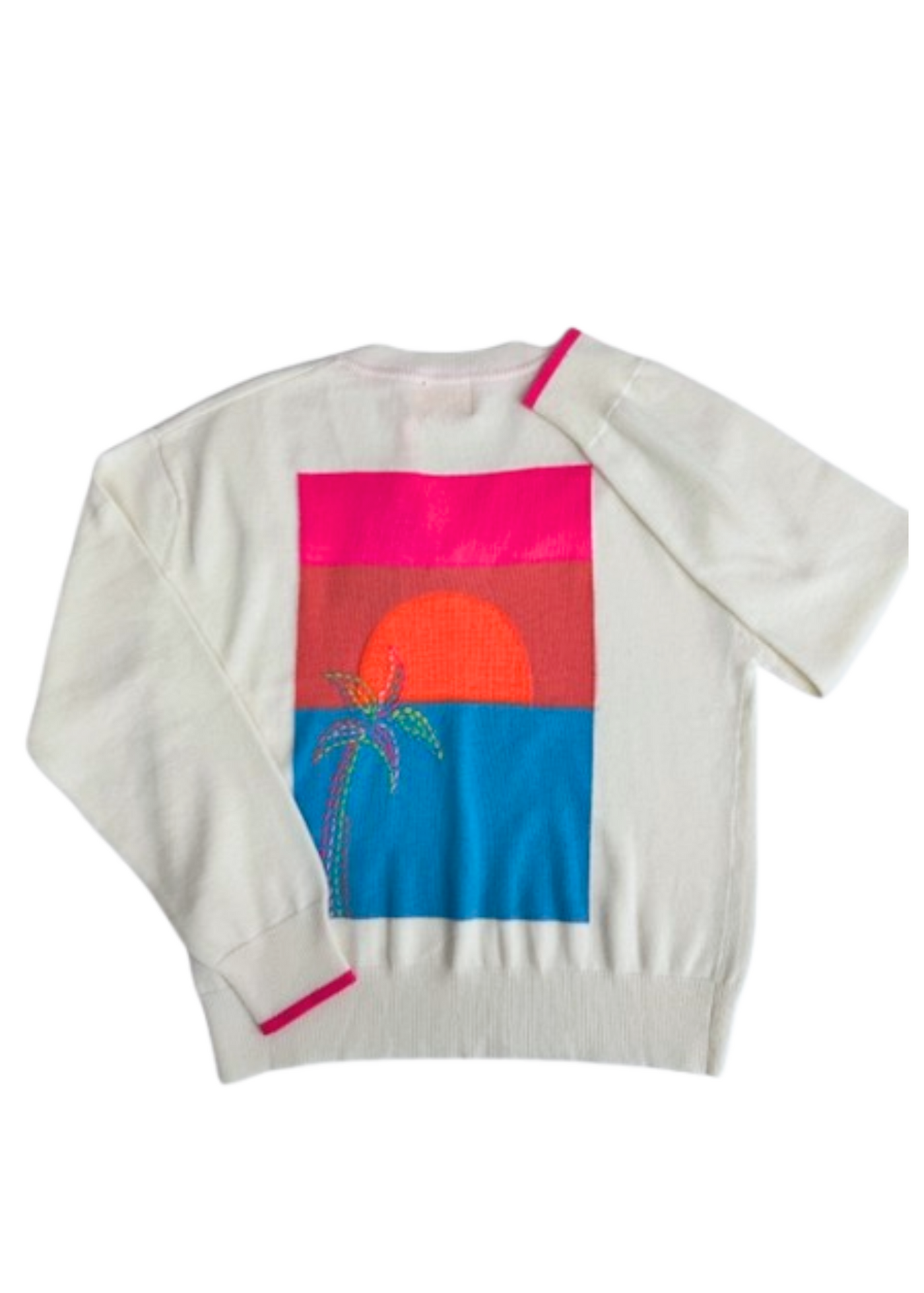 WISPR Sydney Sunset V Neck Top Ice Water
