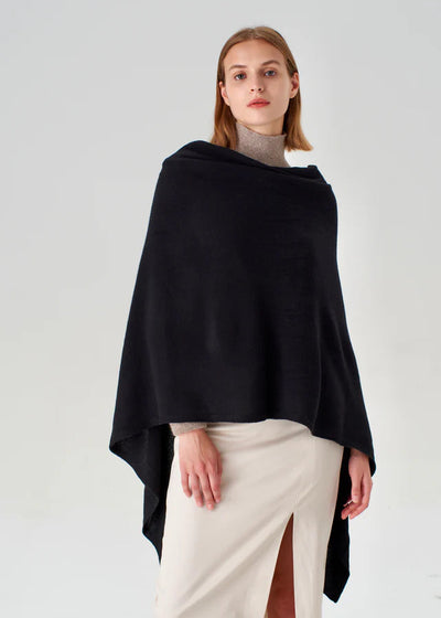 Pissenlit Cashmere Travel Wrap Black