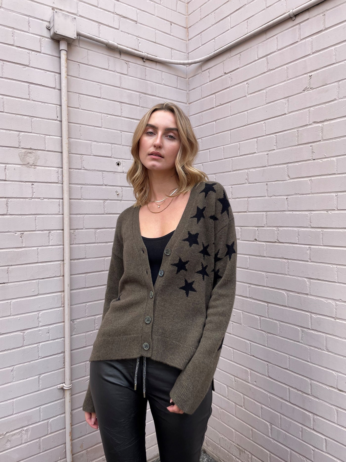Zadig & Voltaire Mira Bronze Star Cardi
