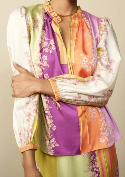 The Pink Door Multi Colour Print Blouse