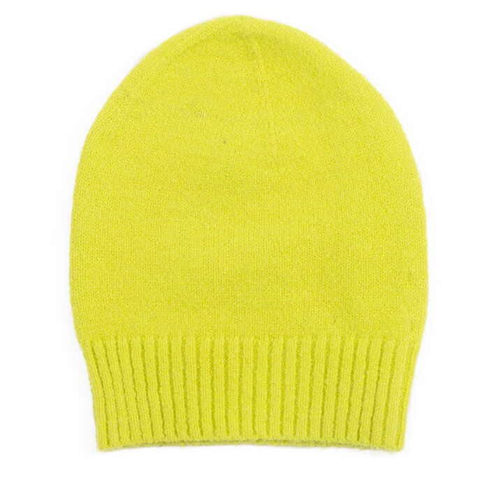 The Pink Door Beanie - Bright Lime