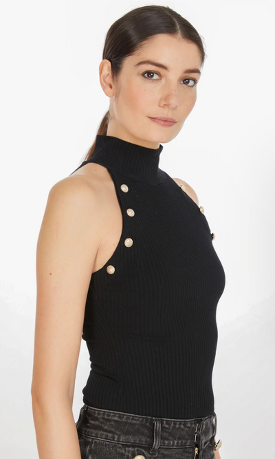 Generation Love Golda Button Black Top