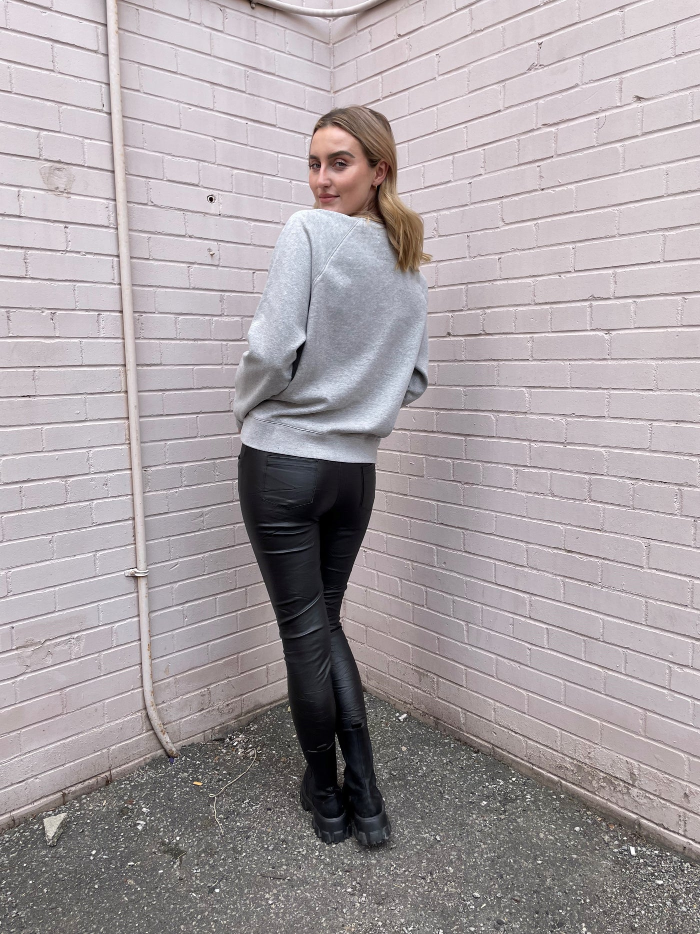 Zadig & Voltaire Skull Strass Rhinestone Sweatshirt - Grey