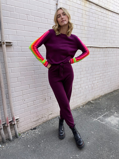 Brodie Jogger - Aubergine