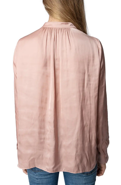 Zadig & Voltaire Tink Satin Blouse - Blush