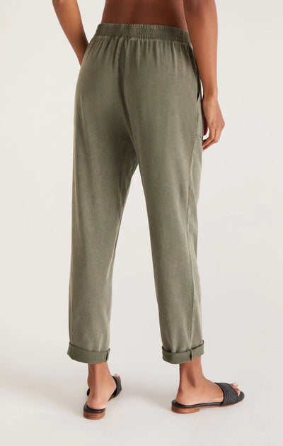 Z Supply Kendall Jersey Pants - Olive