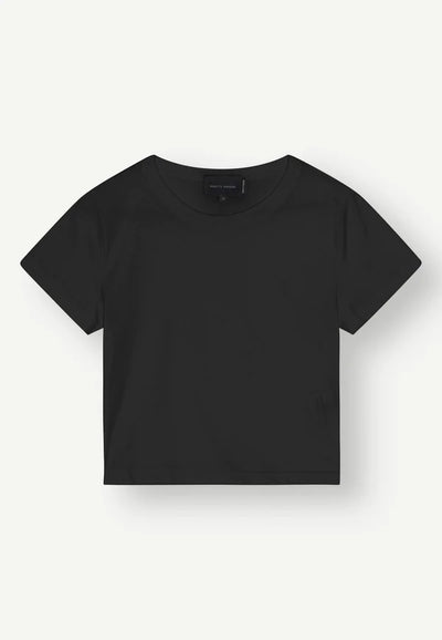 HERSKIND Hazel Crop Tee - Black