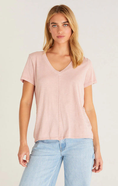 Z Supply Dream Slub S/S Tee - Blush Mood