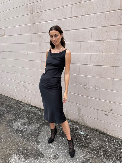 Venti Cami Dress Black