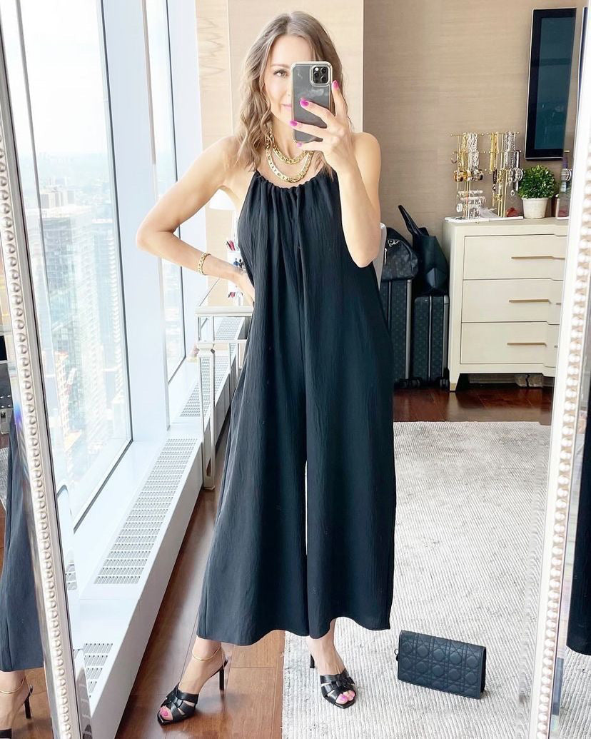 Cherish Wide Leg Romper