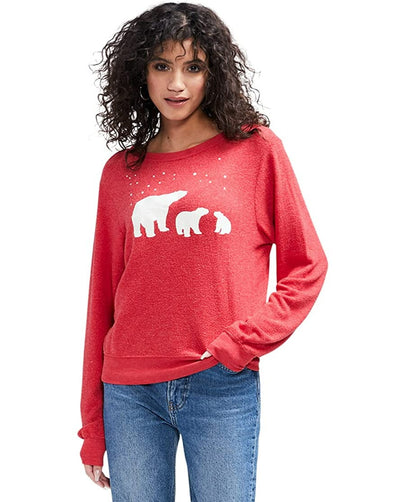 WILDFOX Coke Bears Sweatshirt - Jester Red