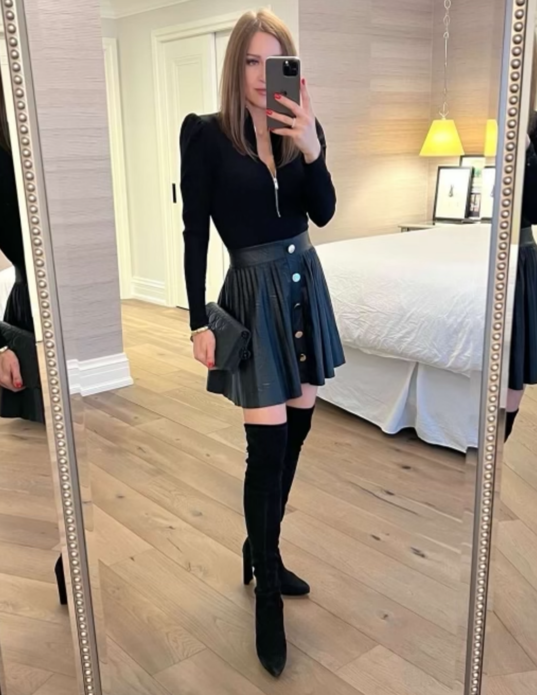 Generation Love Black Mavis Zipper Top