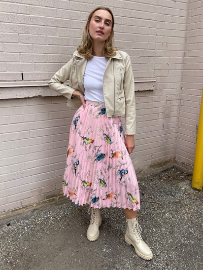 The Pink Door Moto Jacket Bone