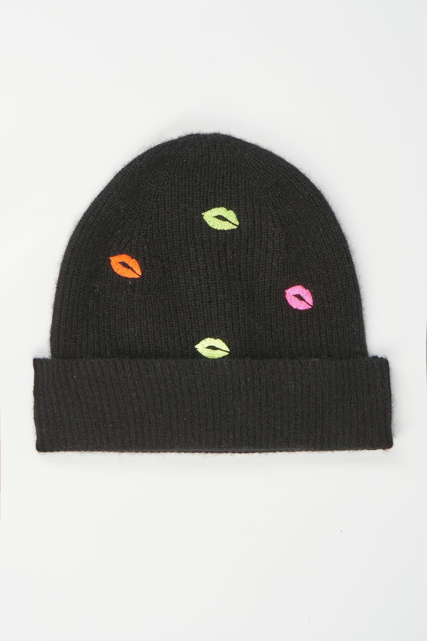 Brodie Kiss Me Quick Hat - Black/Neon Yellow