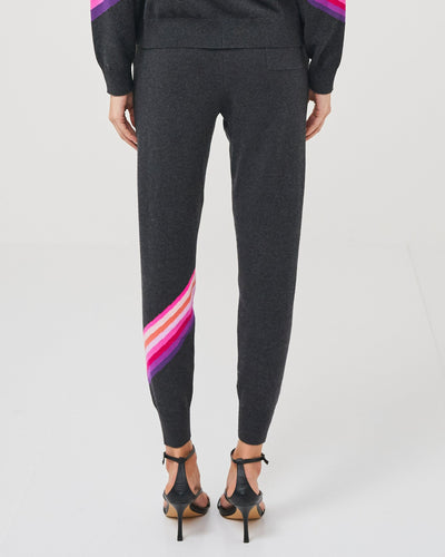 WISPR Funky Chevron Stripe Jogger - Violet