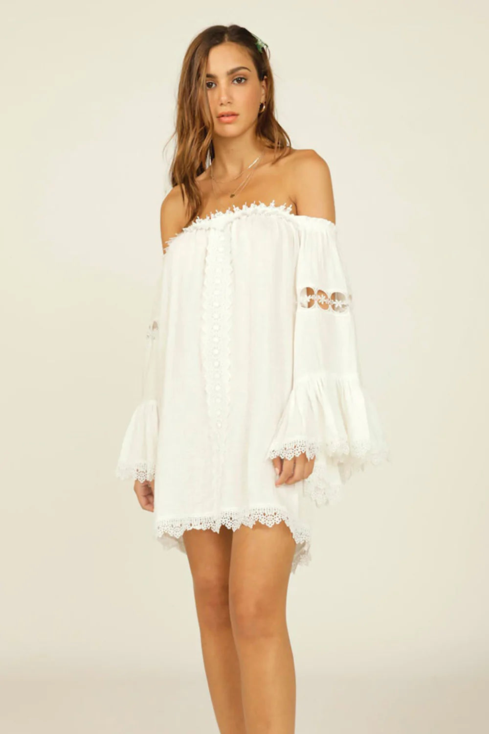 Surf Gypsy Lace Cover Up White