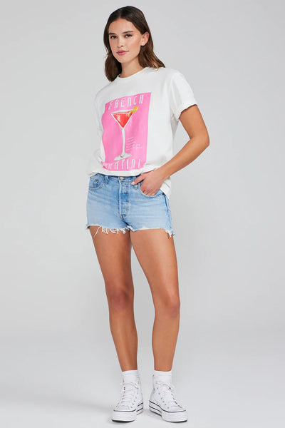 WILDFOX French Martini Ryan Top - White