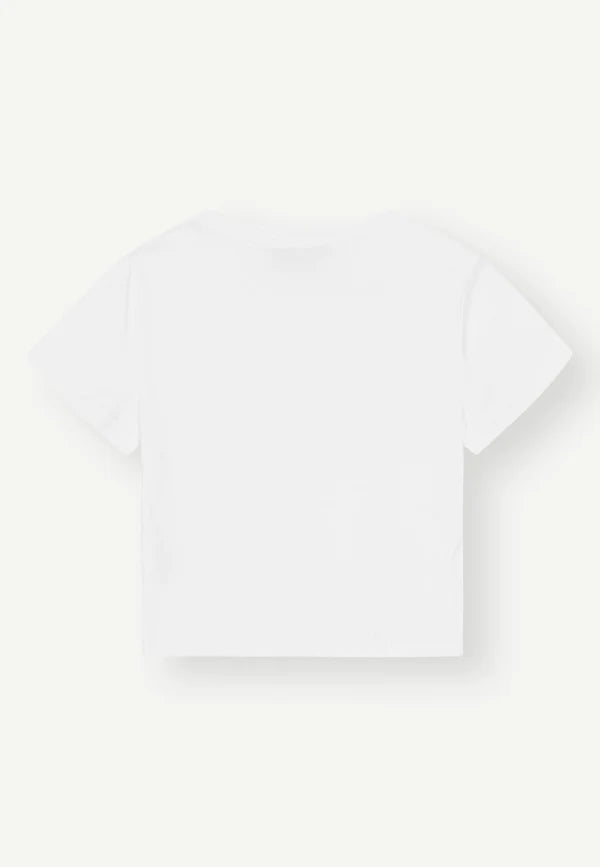 HERSKIND Hazel Crop Tee - White